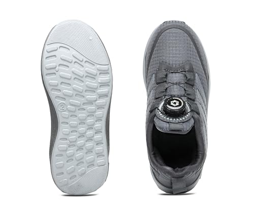 Image of Auto lace-up Sports Shoes for Kids with Rotary Dial Lock | Sturdy Design, Cushioned Insole, Slip Resistant