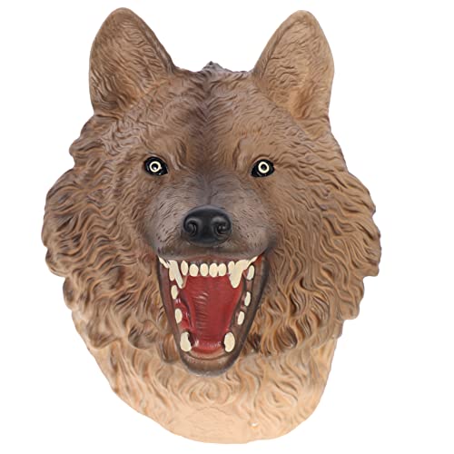 BESTonZON Marioneta De Animales Juguetes Felpa Remoto Marionetas Muñecos Marioneta De Cabeza De Animal Juguete Educativo Temprano Guante con Figura De Animal Juguete Animal Emulado Vinilo