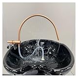 Tragbares Wasserzirkulationsgestell, Wasserfall-Kopf-Spa-Ausrüstung, 180°-Bogen-Design, thermostatisches Salon-Kopfbehandlungs-Shampoo-Bett-Zubehör