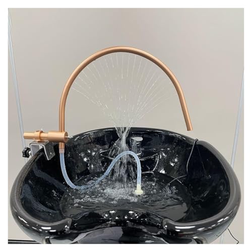 Przenośny stojak do cyrkulacji wody, sprzęt spa z głowicą wodospadową, konstrukcja łuku 180°, termostatyczna pielęgnacja głowy szampon akcesoria do łóżek