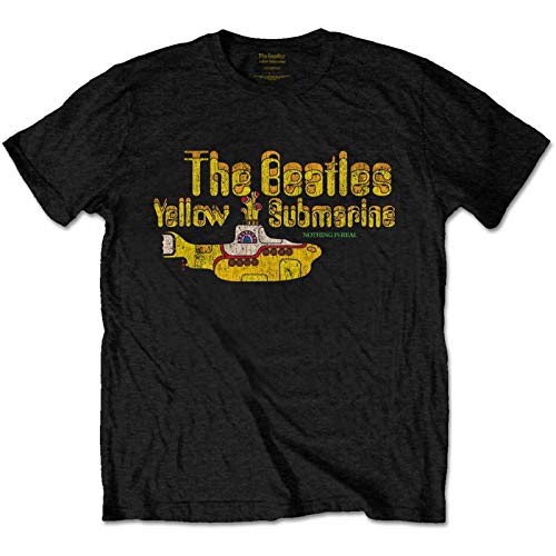 The Beatles ‘Nothing Is Real’ (Packaged Black) Kids T-Shirt (9-10 years) - Les Beatles, Paul McCartney, John Lennon, RIngo Starr, George Harrison The Beatles 'Nothing Is Real' (Packaged Black) Kids T-Shirt (9-10 years)