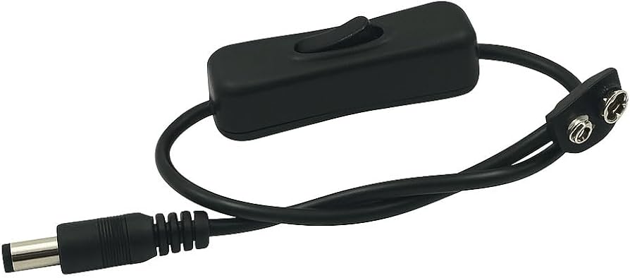 Amazon | DC9V 006P スイッチ付き電池スナップケーブル センター