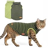 KYEESE 2Pack Cat Sweater Warm Pet Coats Soft Dog Puppy Sweaters for Small Dogs Turtleneck Small Pets Sweaters Stretchy Dogs Clothes Pullover Pet Sweatshirt
