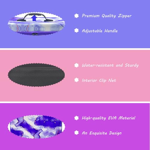 Image of 240 Slot Diamond Art Storage Box | Purple Bead Organizer Case with Drill Tools, Portable Craft Box, For 5D DIY Art Kits