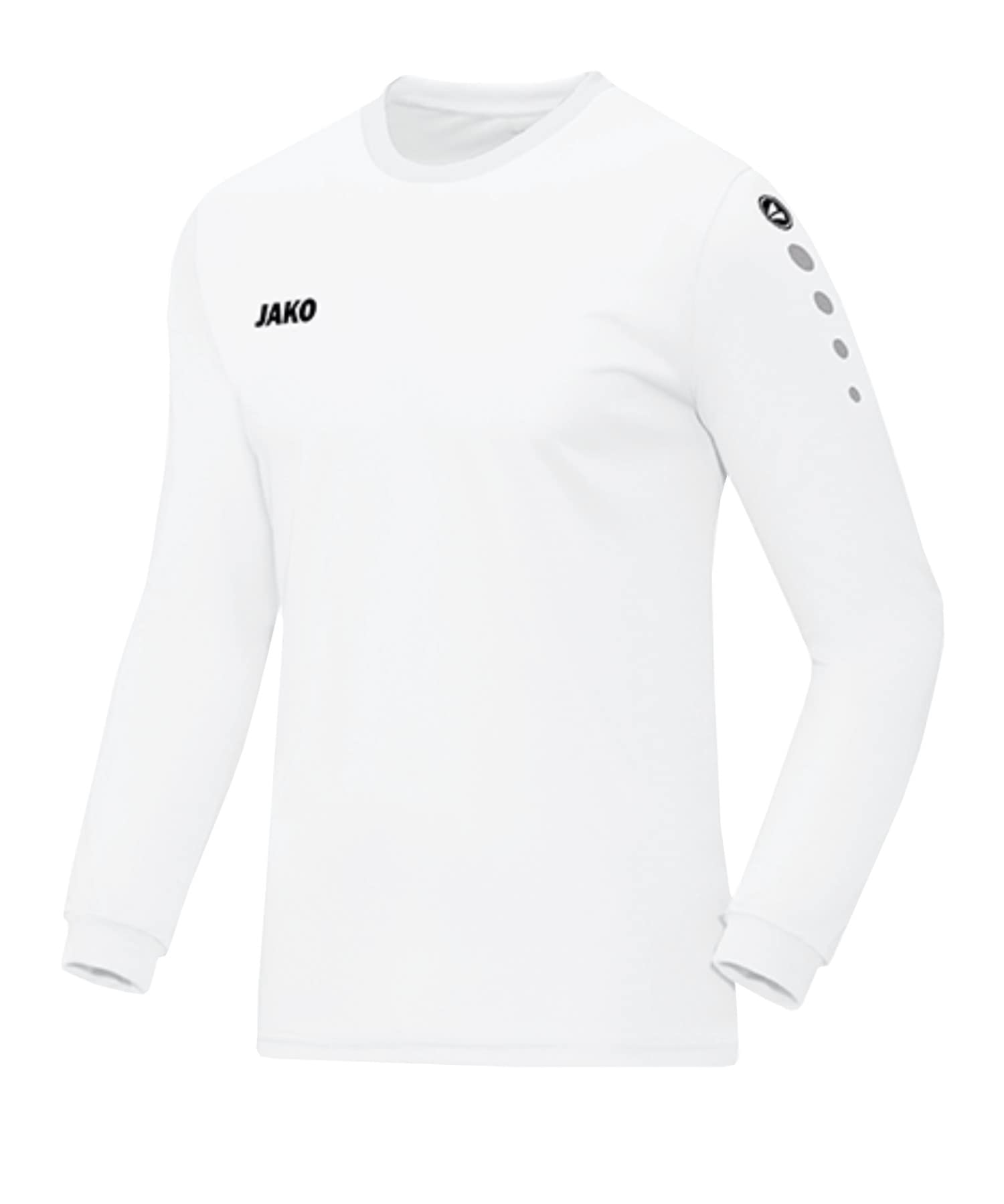 JAKO Herren Trikot Team (Langarm) in Weiß, Größe L