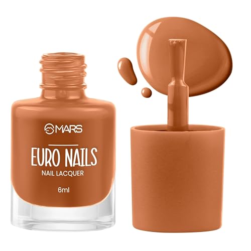 Image of MARS EURO Nail Lacquer | Glossy Gel Finish | Rich Pigmentation | Chip Free | Quick Drying Formula | Long Lasting Nail Polish for Women | (6.0 ml) (Shade-60)