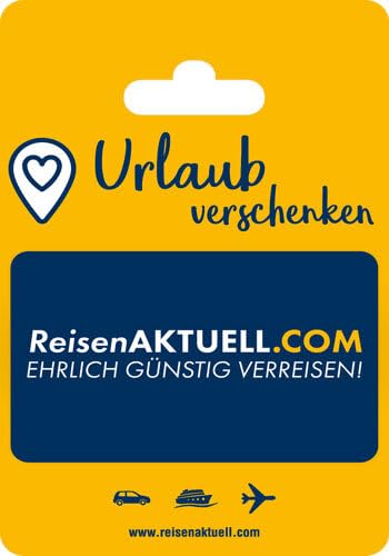 Reisen Aktuell Gutscheinkarte 50€ - für Deutschland - Geschenkkarte per Post
