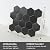 HOMEART Peel and Stick Backsplash Hexagon Tile, 12-Sheet Black Hexagon Tiles Mosaic Tile Backsplash for Kitchen Bathroom Fireplace