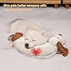 WEOK-Puppy-Heartbeat-Toy-Dog-Heartbeat-Toy-for-Separation-Anxiety-Relief-Puppy-Toy-with-Heartbeat-Stuffed-Animal-Anxiety-Calming-Behavioral-Aid-Plush-Toy-for-Dogs-Cats-Pets Behavioral Training Aid Toy