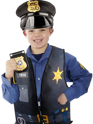 Set Disfraz Policía Infantil 8 Piezas Para Niños miniatura 7
