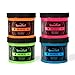 Speedball Fabric Screen Printing Ink Set, 4oz Fluorescent Colors: Hot Pink, Lime Green, Orange & Blue