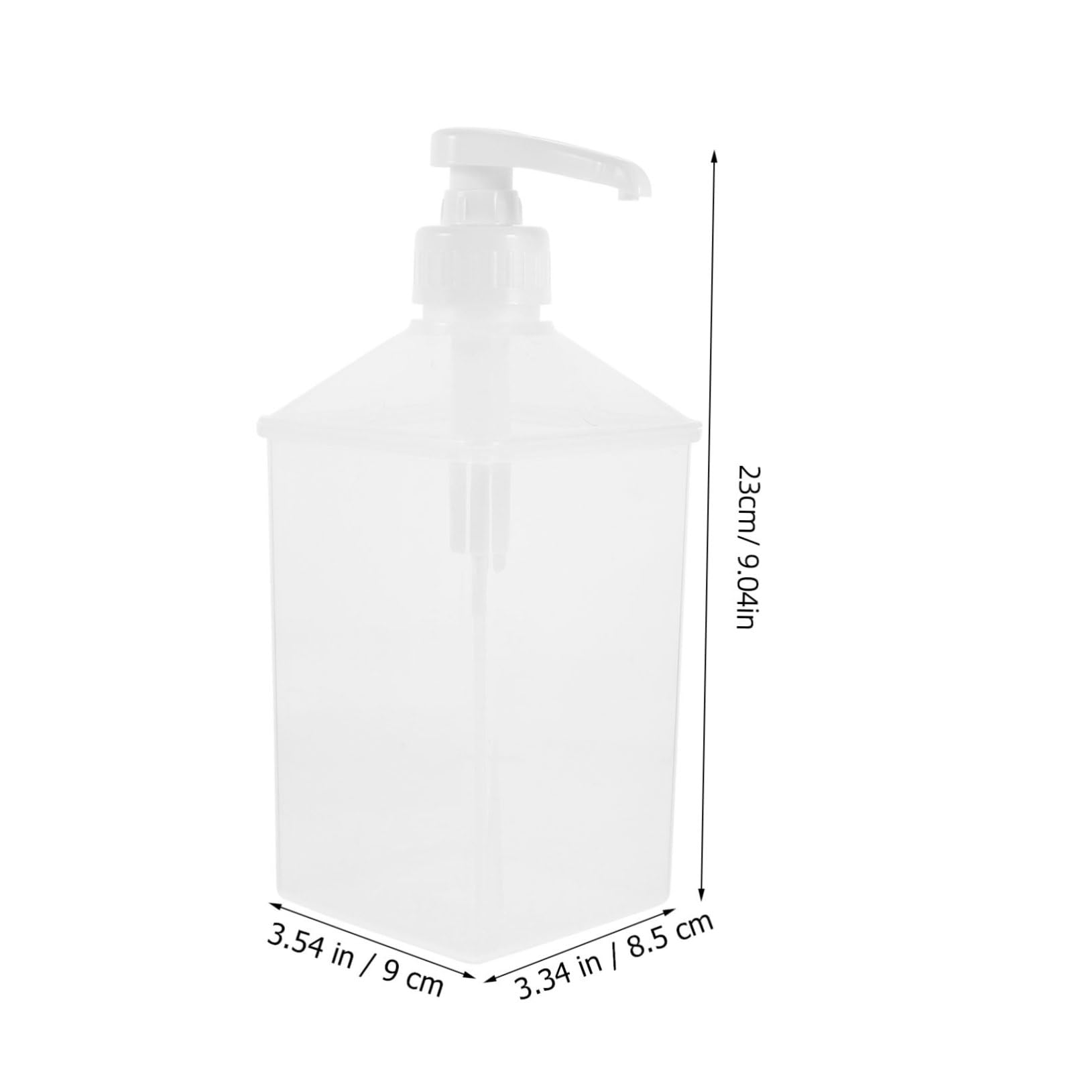 Alipis Transparent Plastic Syrup Dispenser Bottle Liquid Storage Container for Sauces Syrups Juices and More Versatile Squeeze Bottle for Home and Kitchen Use
