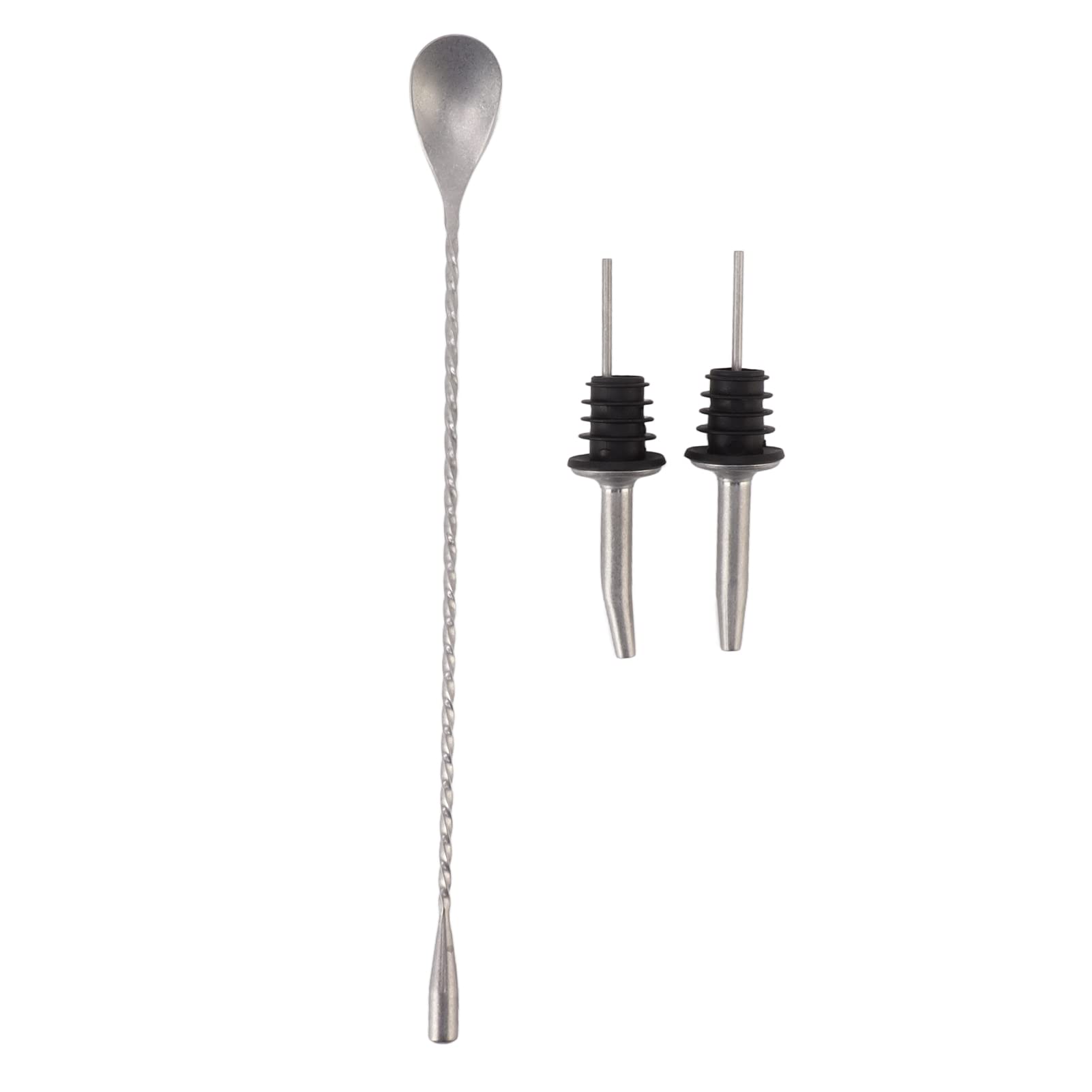 Bartender Kit Boston Shaker, Set per Bar in Acciaio Inossidabile con Shaker, Muddler e Cucchiaio per Miscelazione, per Cocktail e Bevande Miste (Style C)