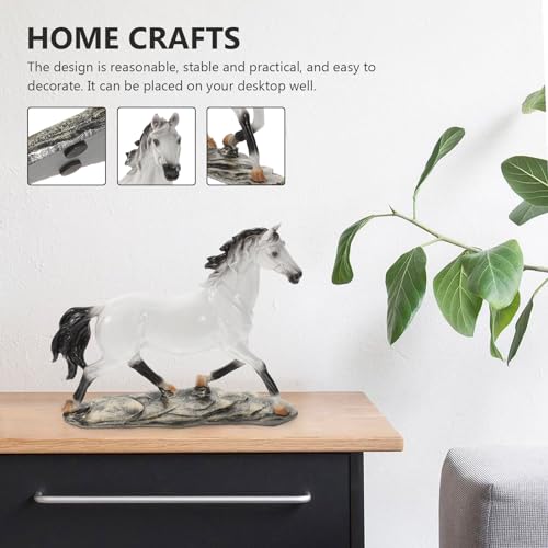 Estatua de Caballo de Resina Homoyoyo Decorativa para Hogar miniatura 4