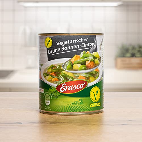 Erasco Grüne Bohnen-Eintopf vegetarisch (800g) In rund 5 Minuten fertig – Mit viel Gemüse – Ohne Schnickschnack - Einfach lecker – Bild 8