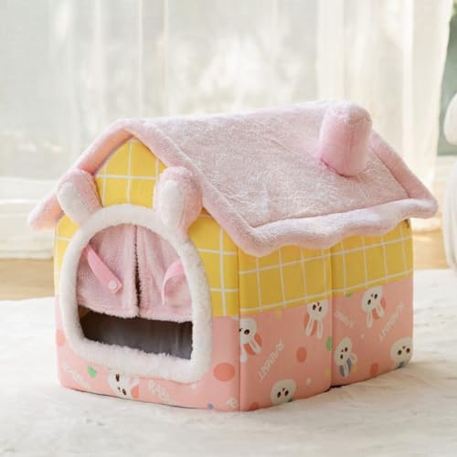 Maison chat intérieur et lit pour petit chien lavable sans déformation