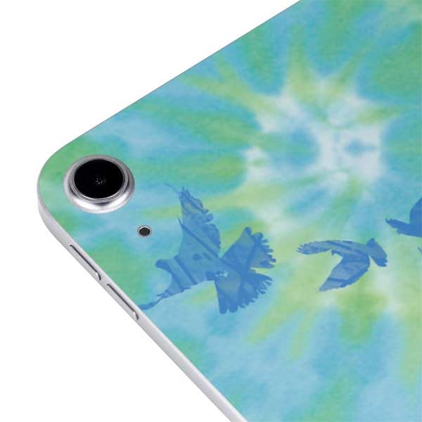Skinit Decal Tablet Skin Compatible with iPad 11th Gen (2025) - Officially Licensed Liquid Blue Tie Dye Peace Heart Design