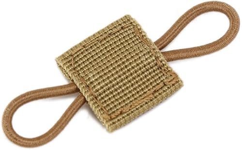 Miniatura 7 de 15 piezas de soporte táctico para engranajes con clip Molle Web elástico de cincha retenedor de cinta de encuadernación con hebilla chalecos para