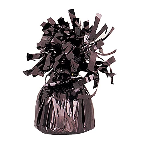 Image of Black Foil Balloon Weight (4.5 inch x 2.25 inch) 1 Count, Adorable Party Essential For Parties & Events