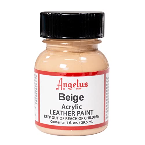 Angelus Acrylic Leather Paint, 1 oz, Beige