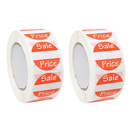 Étiquettes de prix de 25 mm rondes et auto-adhésives pour marquage polyvalent