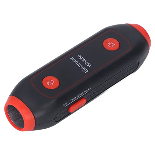 Silbato electrónico GLOGLOW con 3 luces LED rojo miniatura 4