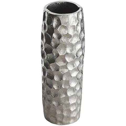 Beliani Handmade Aluminium Tall Flower Vase Cover