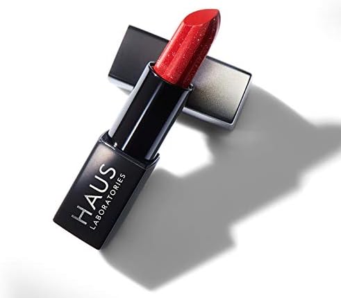 HAUS LABORATORIES By Lady Gaga: SPARKLE LIPSTICK | Red, Long Lasting Universal Lipstick, Full-Coverage Lip Color, Vegan & Cruelty-Free | 0.12 Oz