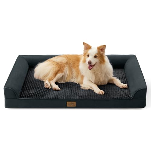COZY KISS Orthopedic Dog Bed for Extra Large Dogs, U Shaped XL 44x32 inch