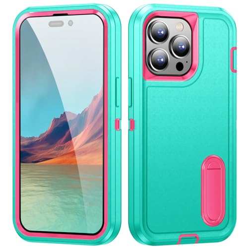 Coque antichoc lourde iPhone 14 : plastique dur robuste et finitions métal de qualité