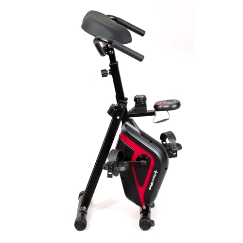 SportPlus Tischfahrrad für zuhause | Heimtrainer Fahrrad klappbar für höhenverstellbare Tische | perfekt für Homeoffice