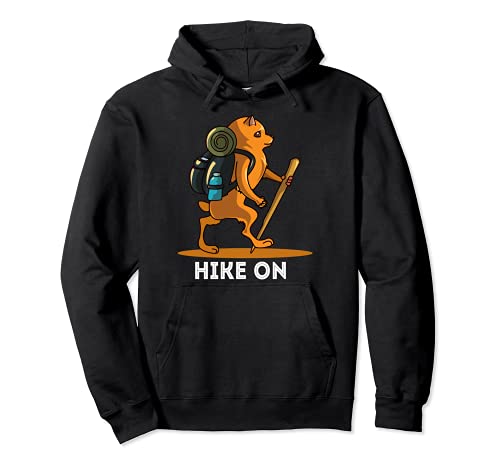 Pomeranian Dog Love-r Mountain Hiker Pullover Hoodie, Black, S