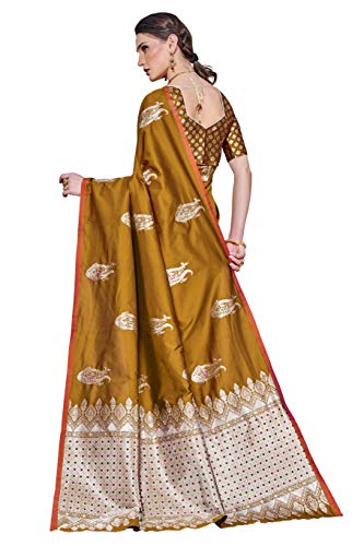 Image of Glory Sarees Women's Banarasi Silk Saree with Blouse Piece (GS Kara143 Parent)