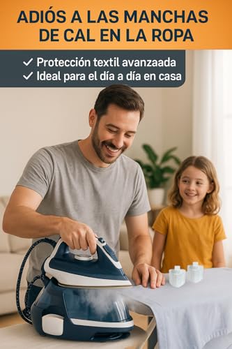 Miniatura 4 de Ro Linea Blanca Cartucho Antical Compatible Con Rowenta Tefal Calor Liberty Powersteam Centro De Planchado Generador De Vapor Xd9070e0 Juego De 2 Filtros Repuesto Descalcificador Blanco