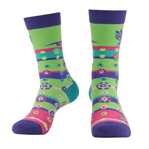 Jianhua Goddess Women's Novelty Crew Socks Cat & Mouse - image 1