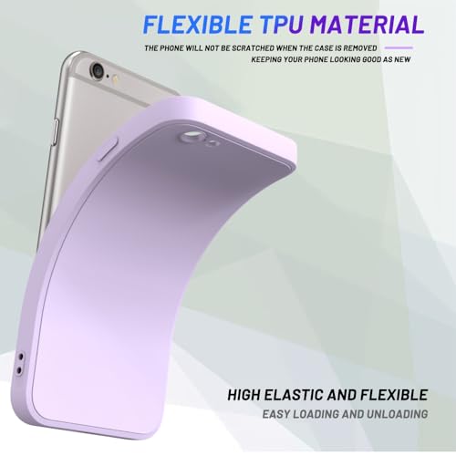 Image of for iPhone 6S Plus Case Purple, Scratch Resistant with Soft Touch, Slim Thin Phone Cover for iPhone 6 Plus 5.5 inch