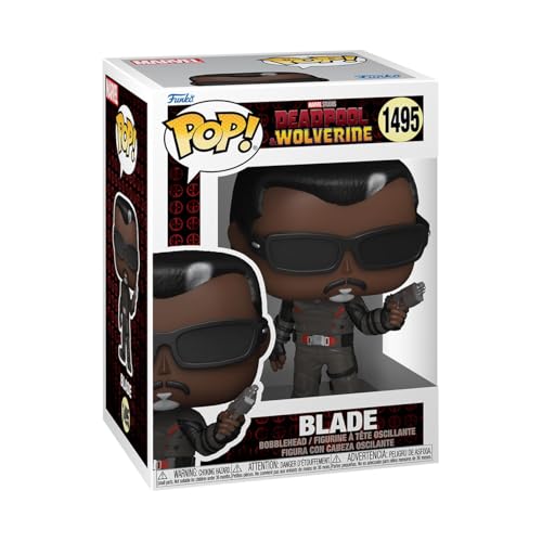 Funko Pop! Marvel: Deadpool & Wolverine - Blade - Figura de Vinilo Coleccionable - Idea de Regalo - Mercancia Oficial - Juguetes para Niños y Adultos - Movies Fans - Muñeco para Coleccionistas