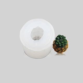 Candle Mold 3D Fruit Silicone Mould DIY Chocolate Baking Cake Molds Handmade Craft Wax Mould (Pineapple G_1.16 * 1.4inch)