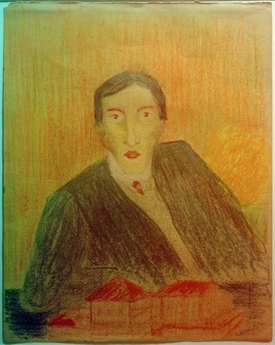 Portrait avec modèle architectural de Marianne Von Werefkin sur toile