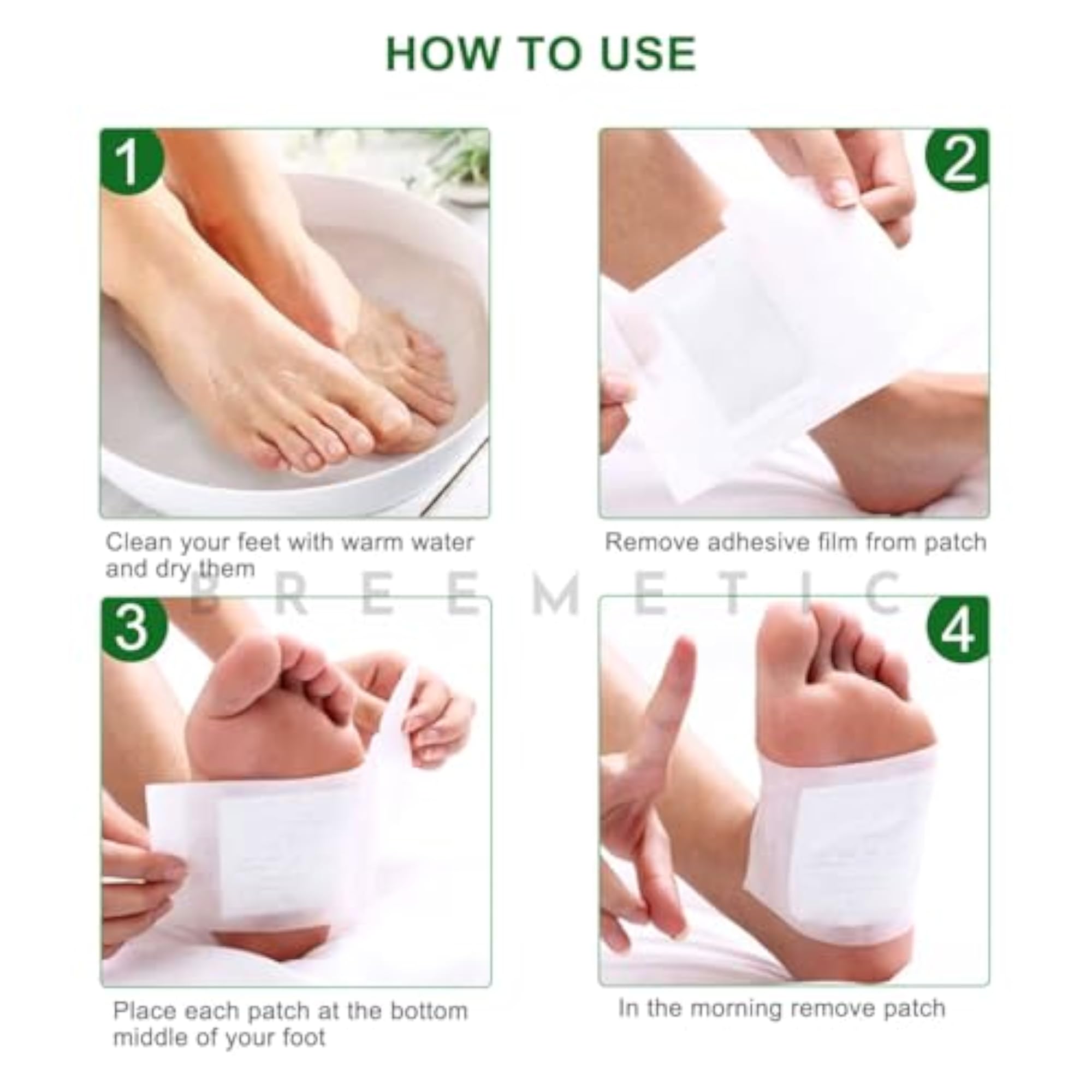 Natural Foot Pads for Weight Loss & Pain Relief