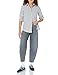 Amazon Essentials Women's Long Sleeve Button Down Stretch Oxford Shirt (Available in Plus Size), Grey, XX-Large