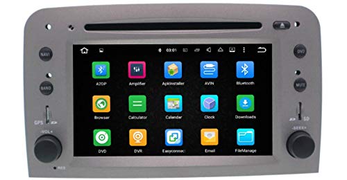 Android 8.0 Autoradio Navi GPS Quad Core Cortex-A9 1.6GHz 4+16G per Romeo 147:2005 Onwards, Alfa Romeo GT:2004 Onwards, mantiene il controllo originale del volante