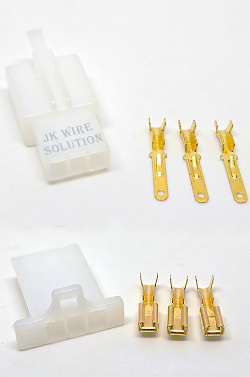 (10 Sets Pack) 3 Pin 2.8mm Wire Harness Motorcycle Sensor Connector Automotive Cable Socket-image-47