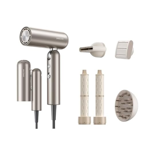 DREAME Pocket Pro Asciugacapelli ad Alta Velocità, Pieghevole in 3 Forme, con Soli 300 g, Motore da 110,000 Giri/Minuto, 300 Milioni di Ioni Negativi/cm³, 57°C, Asciugatura 40s, 2026 Nuova Versione