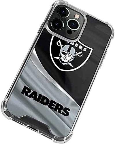 Skinit Clear Phone Case Compatible with iPhone 13 Pro - Officially Licensed NFL Las Vegas Raiders Design