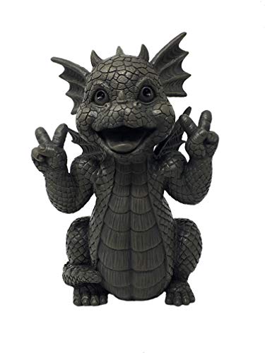 MystiCalls by Mayer Chess - Figura de jardín, diseño de dragón