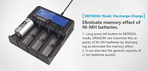 XTAR Dragon VP4 Plus Charger, Black, AC323001