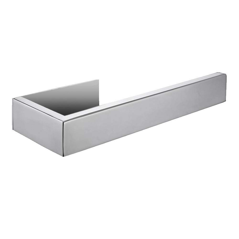 Anneau porte-serviette en acier inoxydable finition miroir design luxe épuré