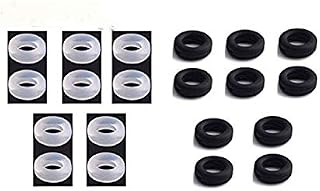 Rabi Silicone Eyeglasses Temple Tips Sleeve Retainer,Anti-Slip Round Comfort Glasses Retainers for Spectacle Sunglasses Reading Glasses Eyewear,10 Pairs