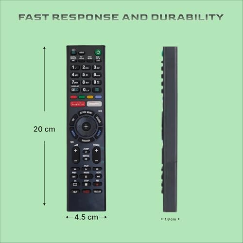 Image of ZEIVA Compatible with Sony Bravia Smart Tv Remote A-Without Voice -Hot Keys Netfix and Go0Gle Play, Use for LCD LED OLED QLED UHD 4K (RM - 1351)